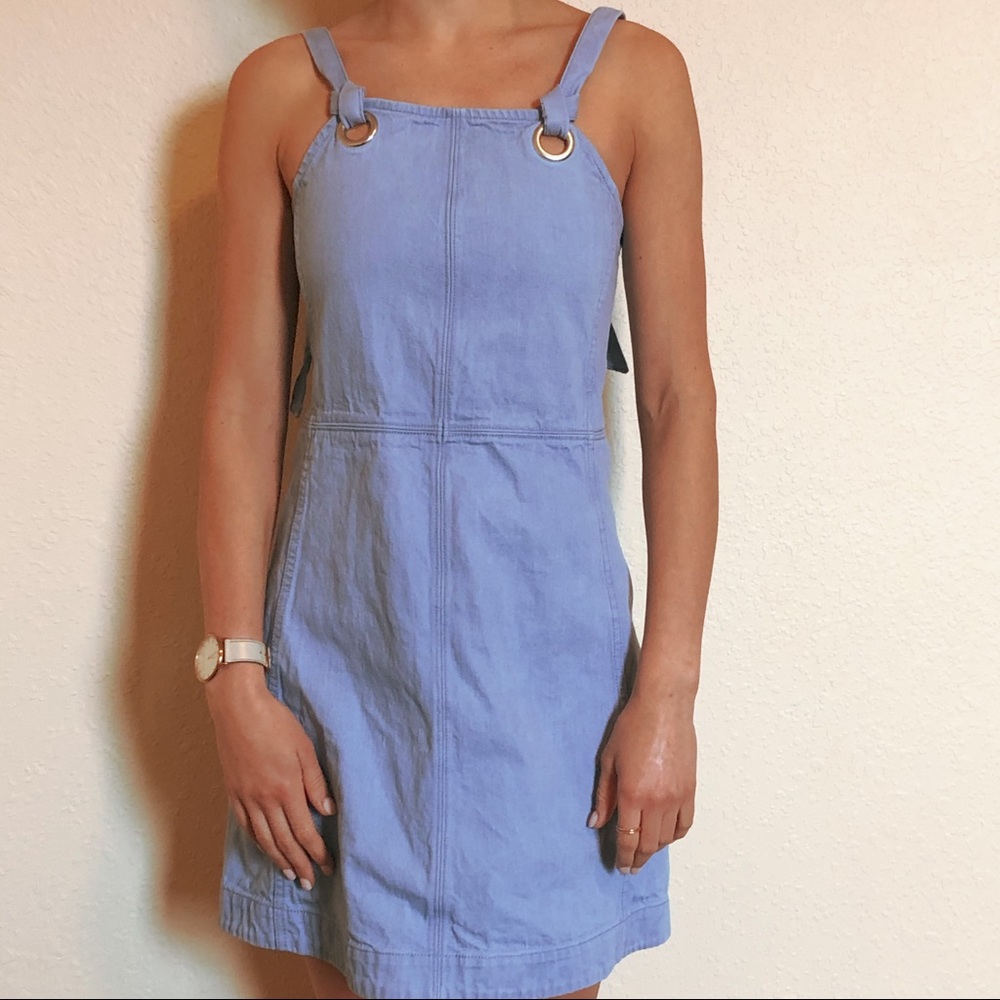 Blue Denim Rag and Bone Mini Dress - Picture 1 of 4